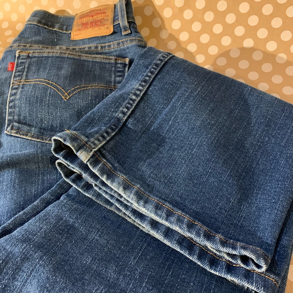 LEVI’S 515 BLUE Jeans 8M - Picture 2 of 8
